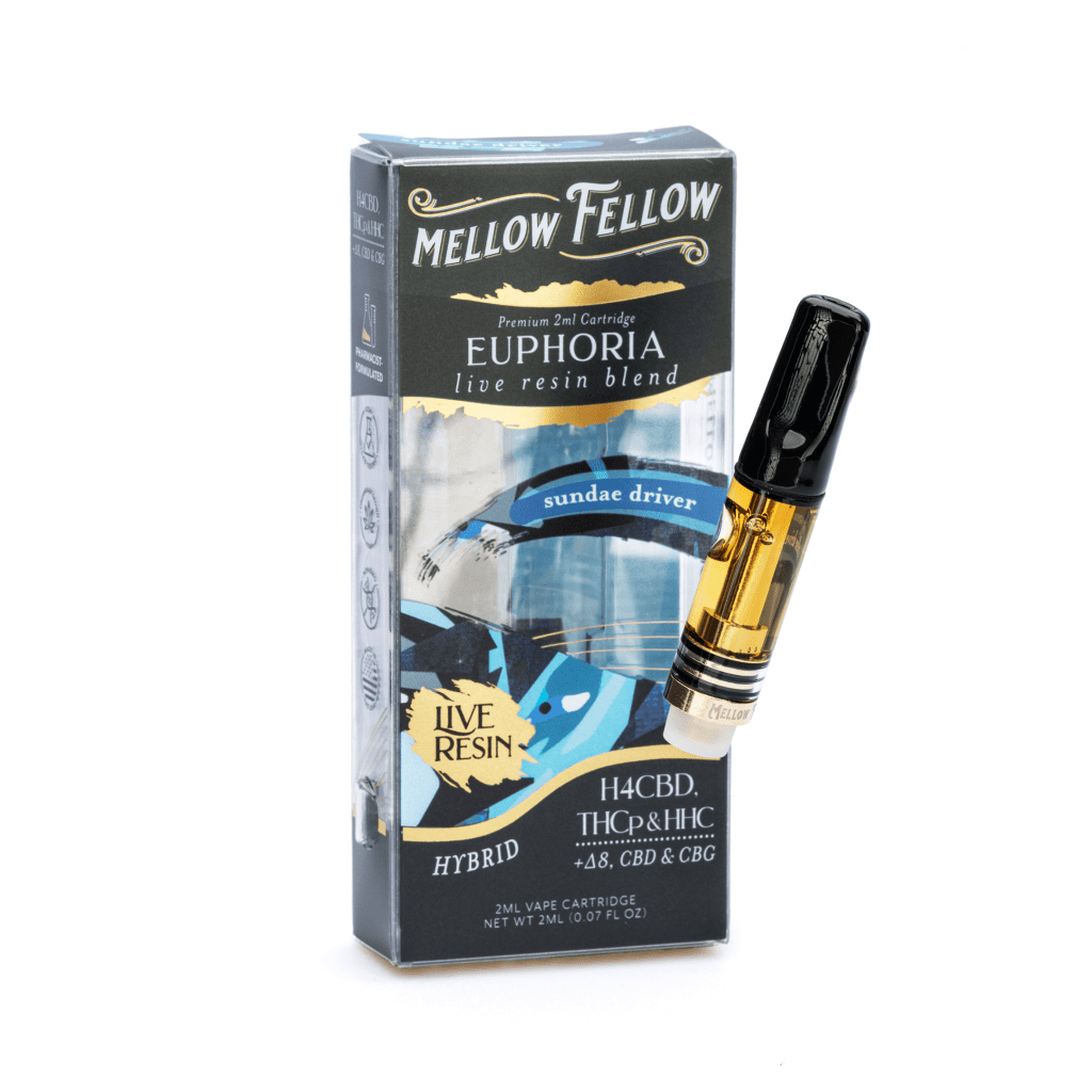 Shop Mellow Fellow Euphoria Blend Live Resin Vape Cartridge Sundae