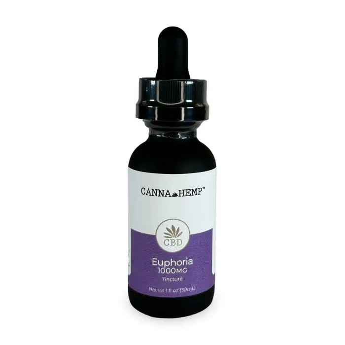 Canna Hemp Euphoria Elixir Plus (1000 mg CBD) Bottle