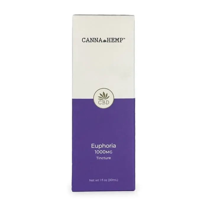 Canna Hemp Euphoria Elixir Plus (1000 mg CBD) Box front