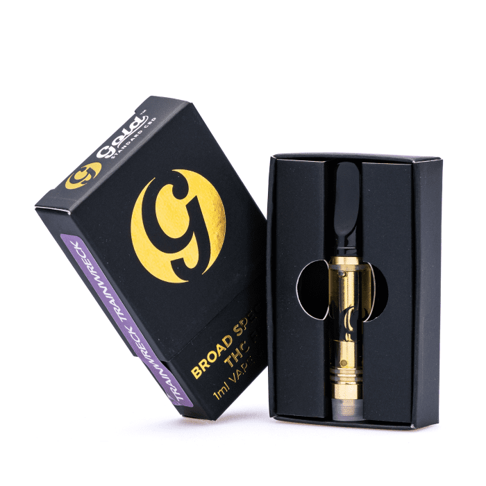 Gold Standard CBD 450 mg Trainwreck Vape Cartridge - Combo