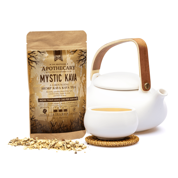 The Brothers Apothecary Mystic Kava Root Hemp CBD Tea - Combo 2