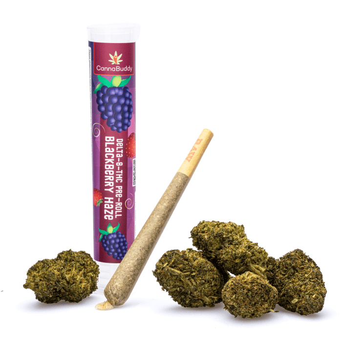 Delta-8-THC Infused Pre-Roll – Blackberry Haze - Combo