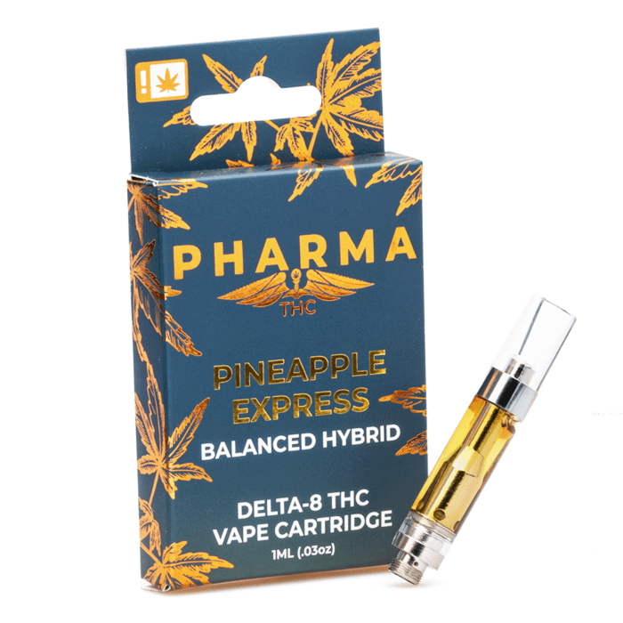 PharmaCBD Delta 8 THC Vape Cartridge - Pineapple Express - Combo