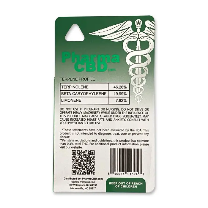PharmaCBD Delta 8 THC Vape Cartridge - Jack Herer - Image 2