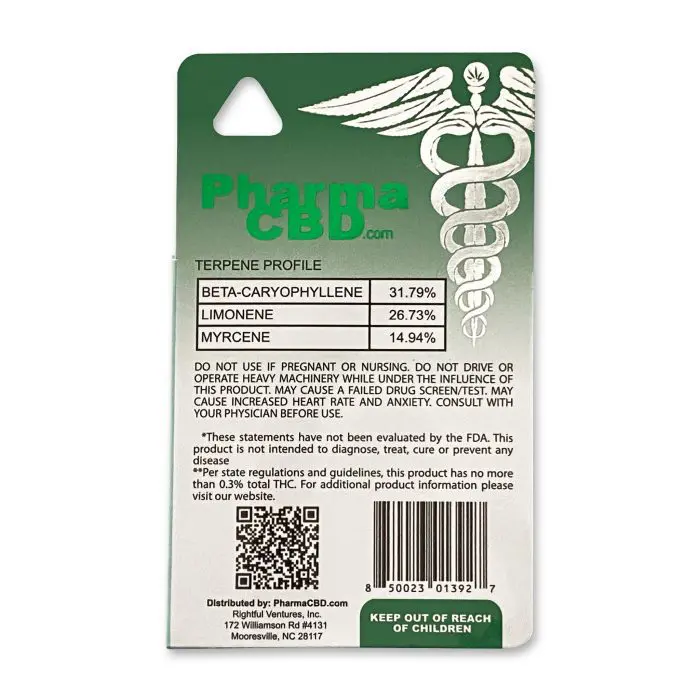 PharmaCBD Delta 8 THC Vape Cartridge - Skywalker OG - Image 2