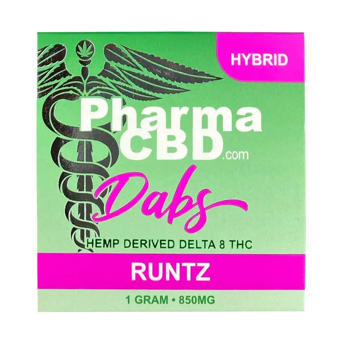 PharmaCBD Delta 8 Dabs - Runtz (1 gram Delta 8 THC) - Image 3