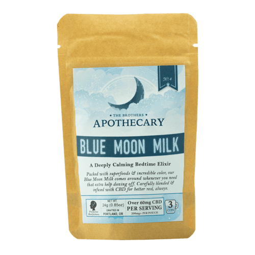 The Brothers Apothecary Blue Moon Milk CBD Latte - Front