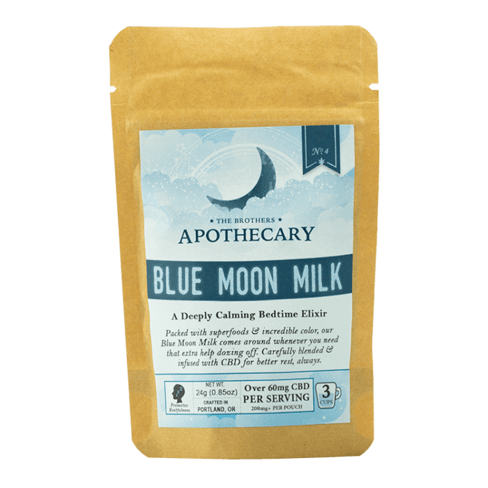 The Brothers Apothecary Blue Moon Milk CBD Latte - Front