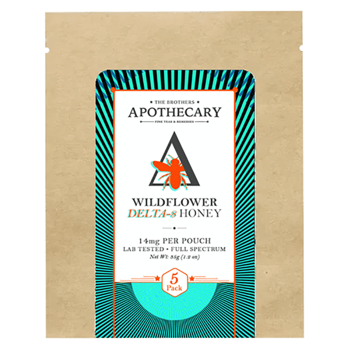 The Brothers Apothecary Wildflower Delta-8 Honey - 5 Pack (100 mg Total Delta-8-THC)