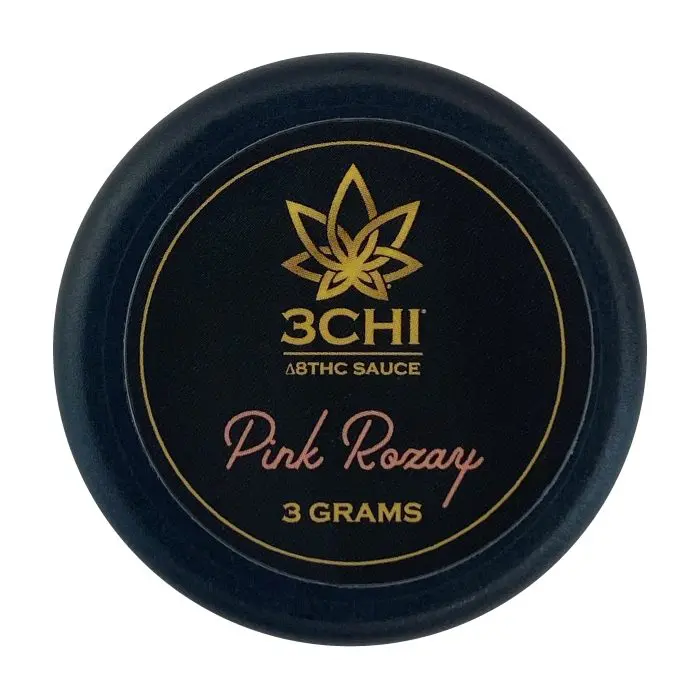3Chi Delta 8 Dabs Sauce - Pink Rozay (1 or 3 grams Delta 8 THC) - Image 2