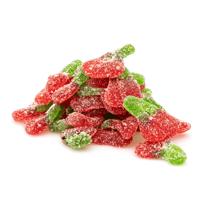 CannaBuddy Delta-8 Delta-9 Cherry Sours (600 mg Total Delta-8-THC + 600 mg Total Delta-9-THC) - Pile