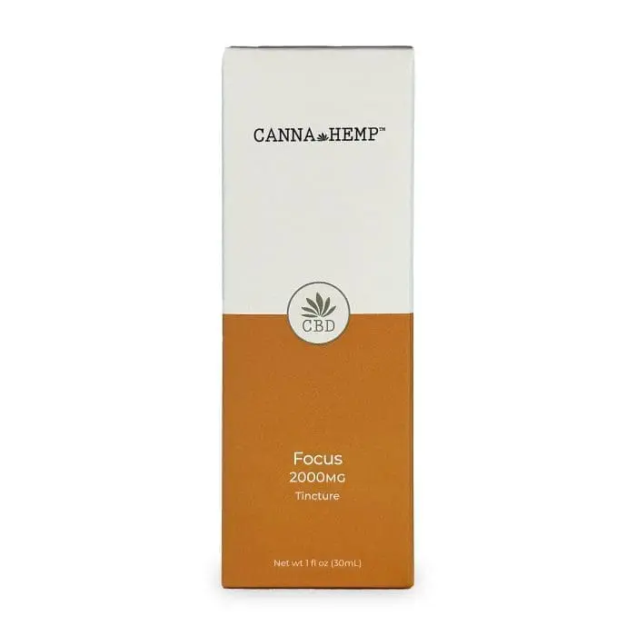 Canna Hemp Focus Elixir Plus (2000 mg CBD) Box front