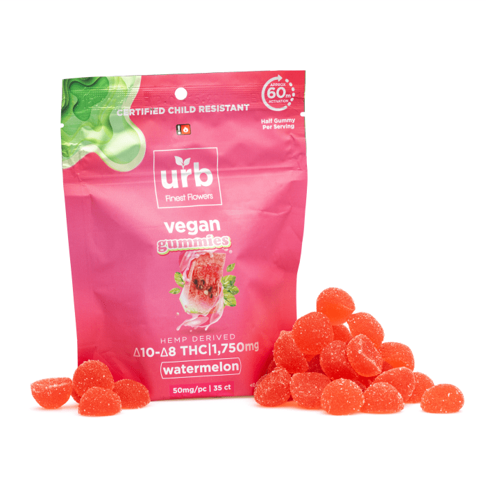 Urb Delta-8 Delta-10 Gummies - Watermelon - Combo