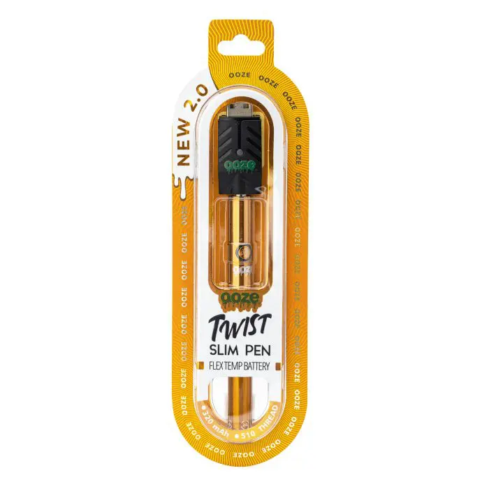 Ooze Slim Twist Pen 2.0 Vape Battery – Juicy Orange - Box Front
