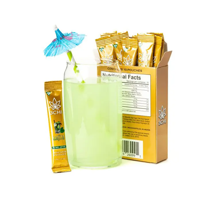 3Chi Delta-9-THC Flavored Drink Enhancer – Mojito - Combo