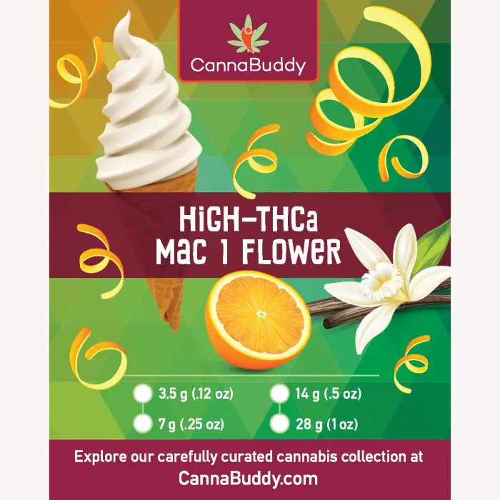 THCa Flower Mac 1 Label