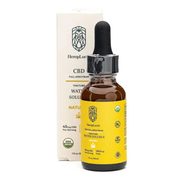 HempLucid CBD Full-Spectrum Water Soluble - 1350mg - Natural - Combo