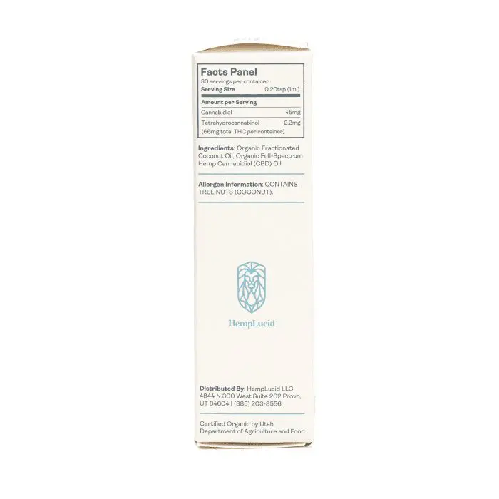 Hemplucid Full-Spectrum CBD Tincture in MCT Oil - Natural (1350 mg Total CBD) - Image 4