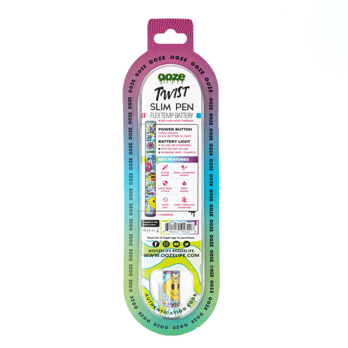 Ooze Slim Twist Pen 2.0 Vape Battery - Chroma - Image 4