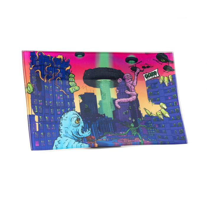 Ooze Shatter Resistant Glass Rolling Tray - After Hours - Tray