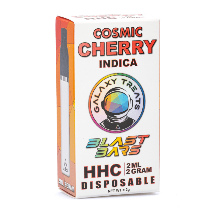 Galaxy Treats HHC Disposable Vape Pen - Cosmic Cherry (2 grams) - Image 2