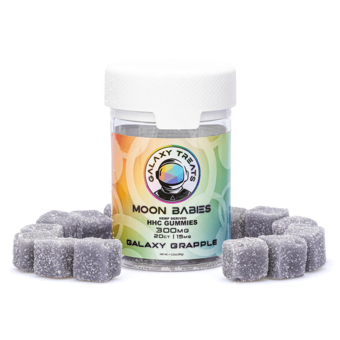 Galaxy Treats Moon Babies HHC Gummies - Galaxy Grapple (300 mg Total HHC) - Combo