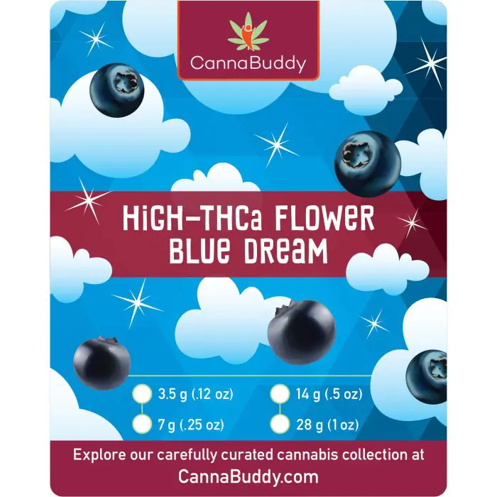 THCa Flower Blue Dream - Label