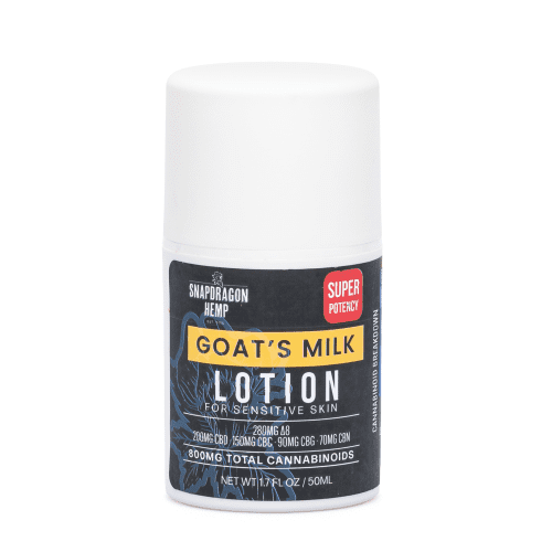 Snapdragon Delta-8 THC Goat's Milk Lotion (800 mg Total Cannabinoids) - Jar Front