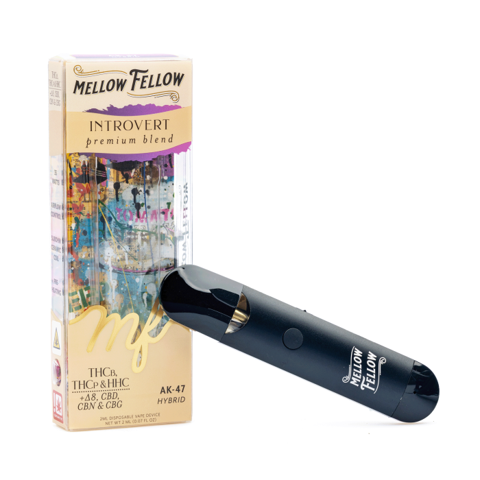 Mellow Fellow Introvert Blend Disposable Vape - AK47 - combo