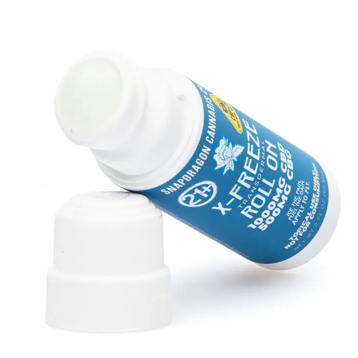 Snapdragon Pain Relief X-Freeze Roll On (1500 mg CBD) - product