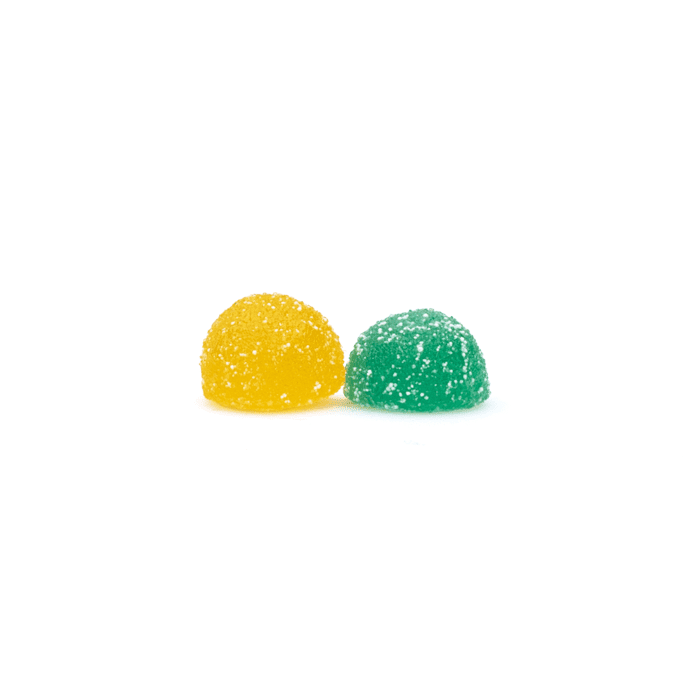 Urb Delta-8 Delta-9 Delta-10-THC Super Sour Gummies - Blue Razz and Lemon (750 mg Total cannabinoids - Single