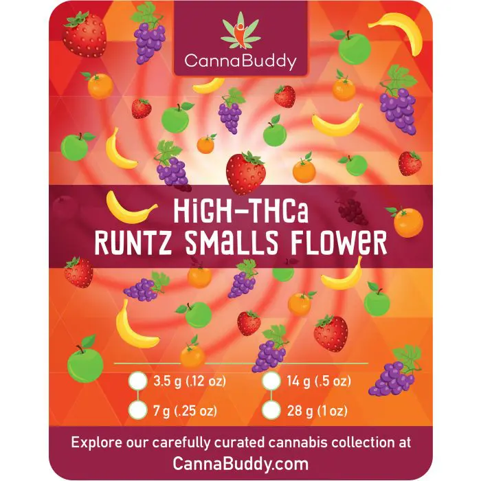 THCa Flower Runtz Smalls - Label