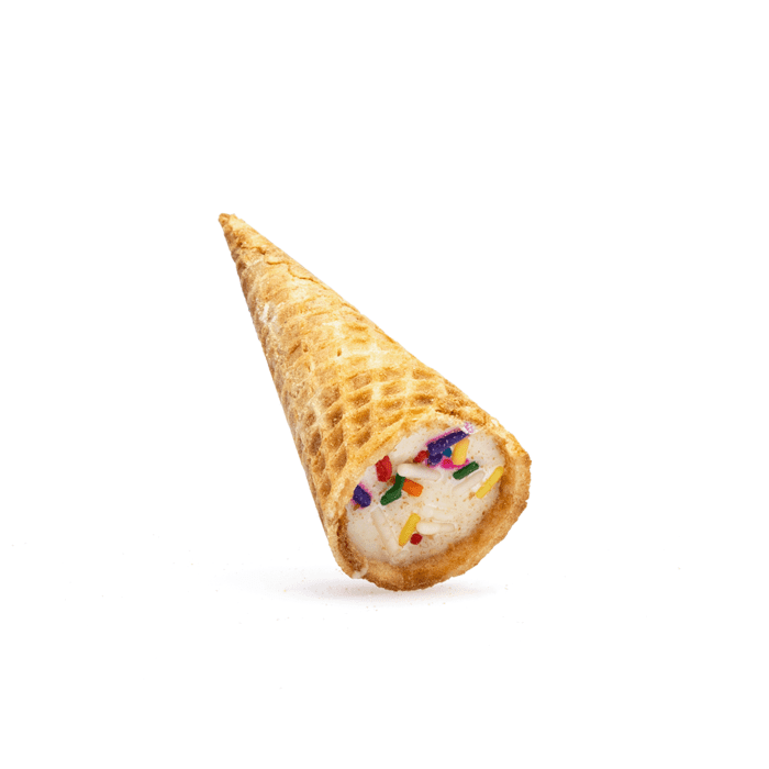 Baked Bags Delta 9 THC Coned - Birthday Cake (150 mg Total Delta 9 THC) - Single