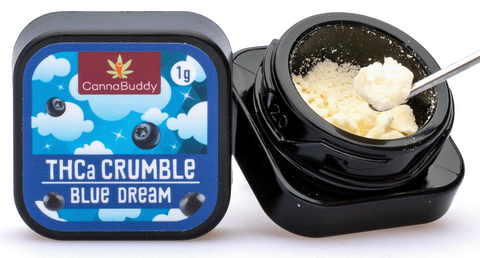 Blue Dream strain crumble live resin