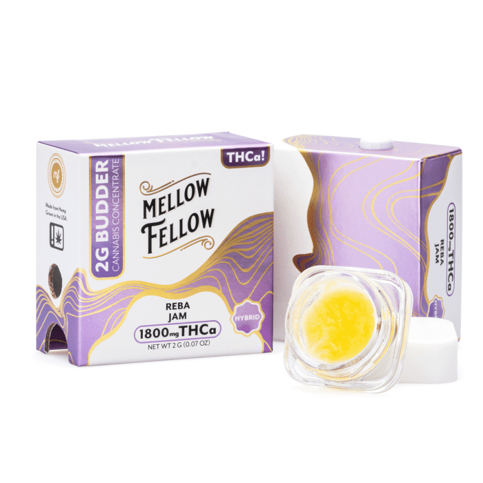 Mellow Fellow THCa Budder - Reba Jam (2 Gram) - Combo