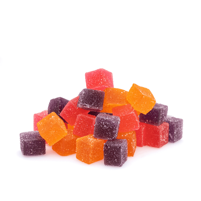 Mellow Fellow Wellness Gummies - Illuminate Blend - Tropic Medley (600 mg Total Cannabinoids) - Pile