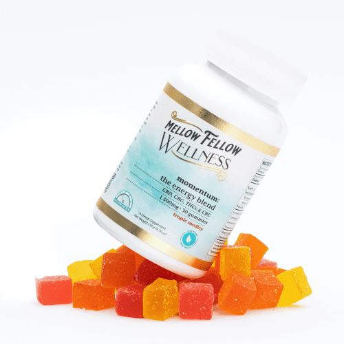 Mellow Fellow Wellness Gummies - Momentum Blend - Tropic Medley (1500 mg Total Cannabinoids) - Combo