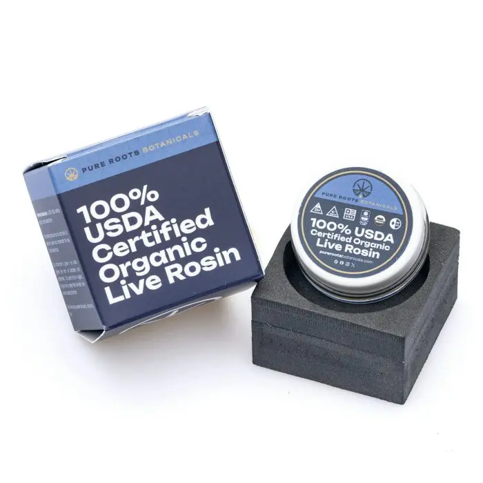 Pure Roots Botanicals THCa Live Rosin Concentrate - Blackberry Truffle (1 gram) - Combo