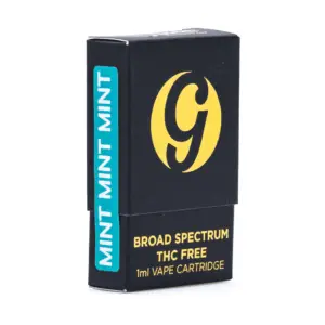 Gold Standard CBD 450 mg Mint Vape Cartridge - Box Front