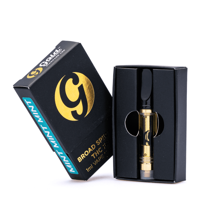 Gold Standard CBD 450 mg Mint Vape Cartridge - Combo
