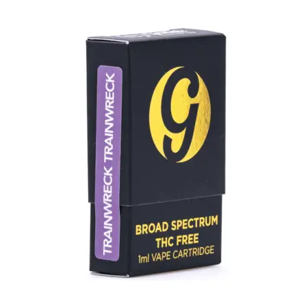 Gold Standard CBD 450 mg Trainwreck Vape Cartridge - Box Front