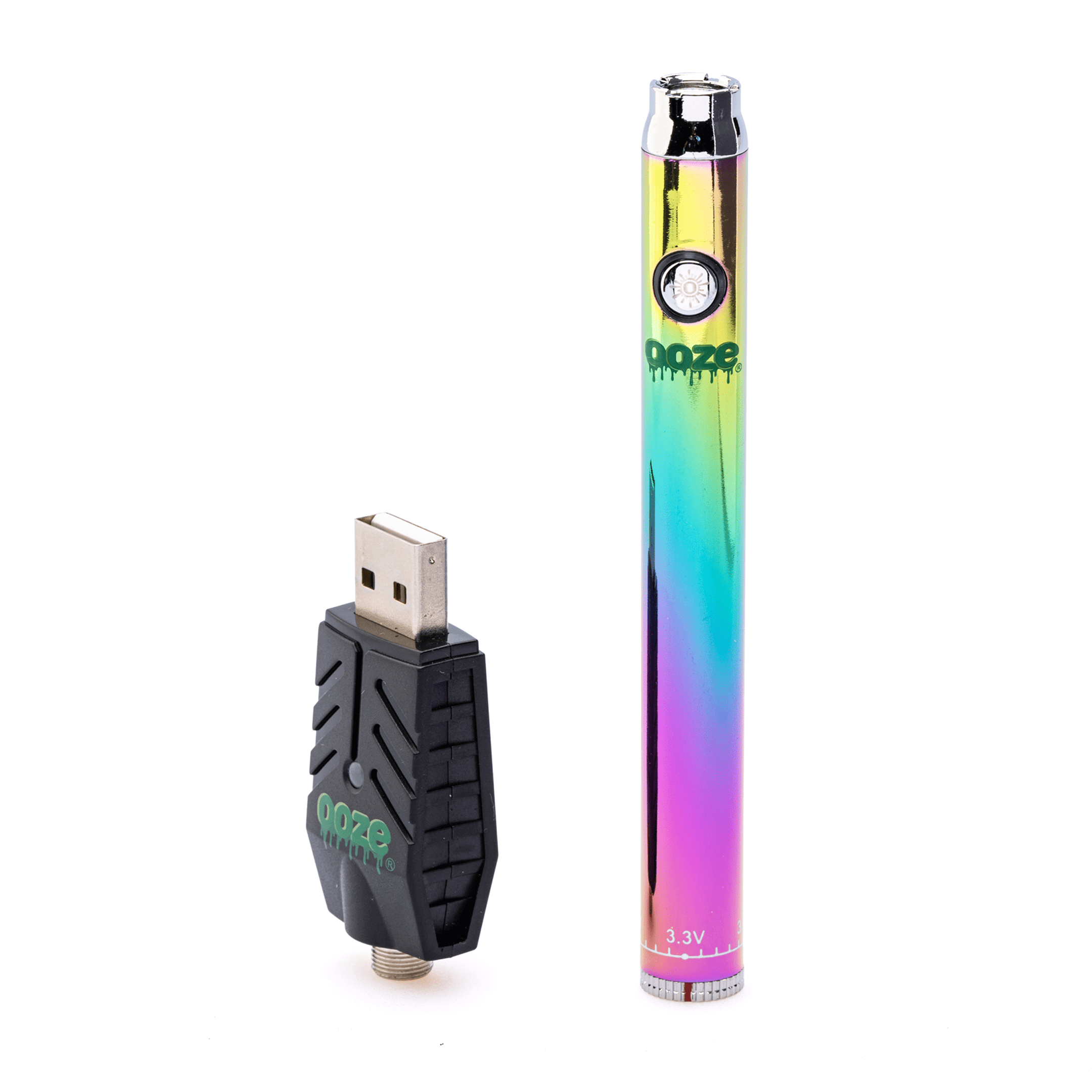 Shop Ooze Slim Twist Pen Vape Battery - Rainbow Online