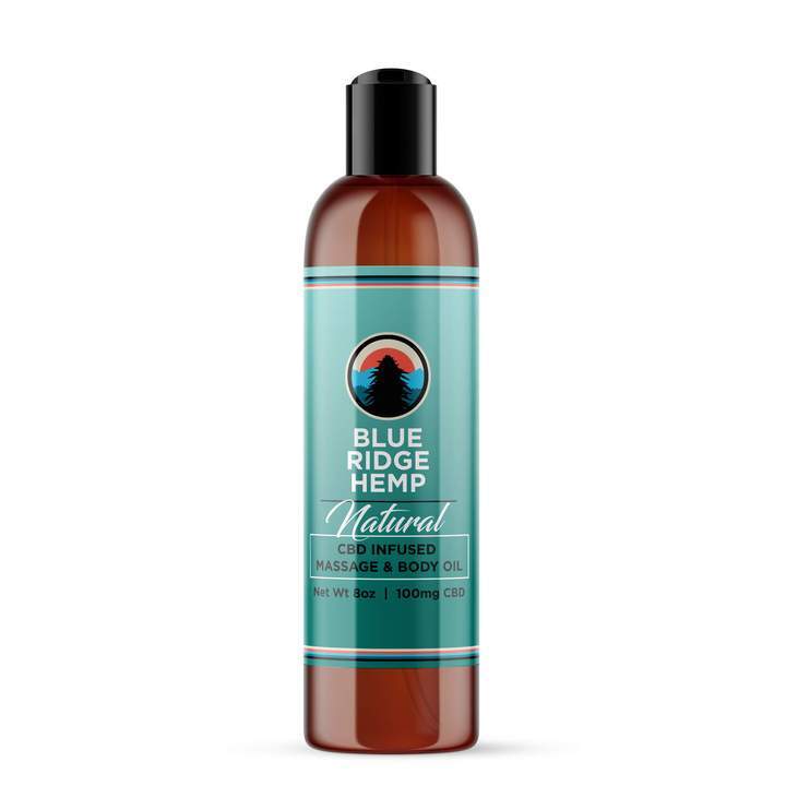blue ridge hemp company cbd infused massage oil