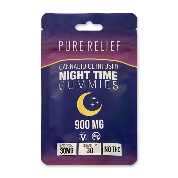 Pure Relief Nighttime Gummies with Melatonin Package Front