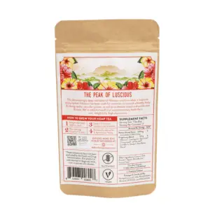 The Brothers Apothecary Highbiscus Hemp CBD Tea - Bag Back