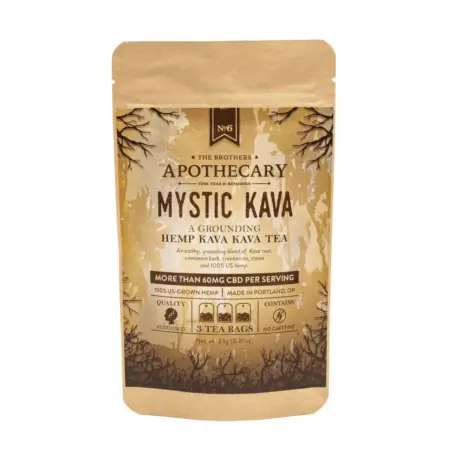 The Brothers Apothecary Mystic Kava Root Hemp CBD Tea - Bag Front