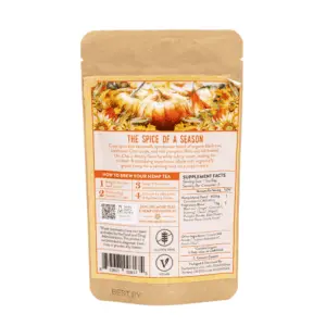 The Brothers Apothecary Pumpkin Spice Chai Hemp CBD Tea - Bag Back