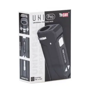 Yocan UNI Pro Universal Portable Box Mod Battery – Black - box front