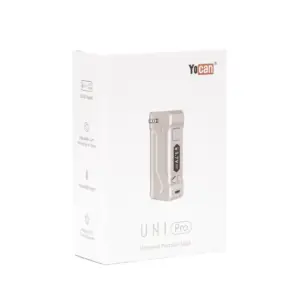 Yocan UNI Pro Universal Portable Box Mod Battery – Silver - Box Front