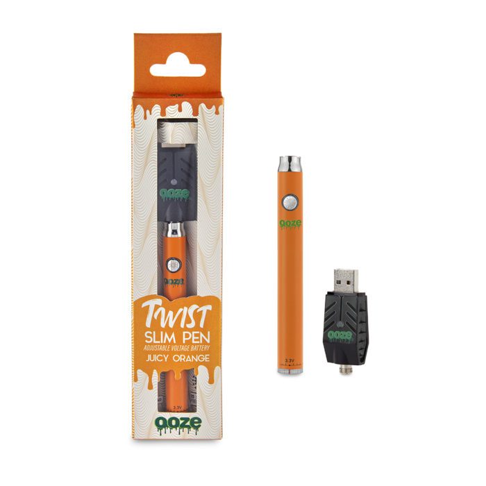 Ooze Slim Pen Twist - Orange Box and Charger